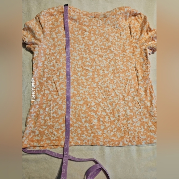 Studio Works Orange n White print - Picture 6 of 6